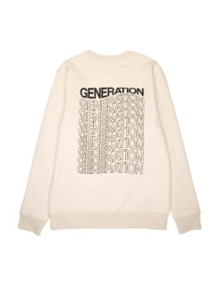 Decided Generation Crewneck Gebroken wit achterkant