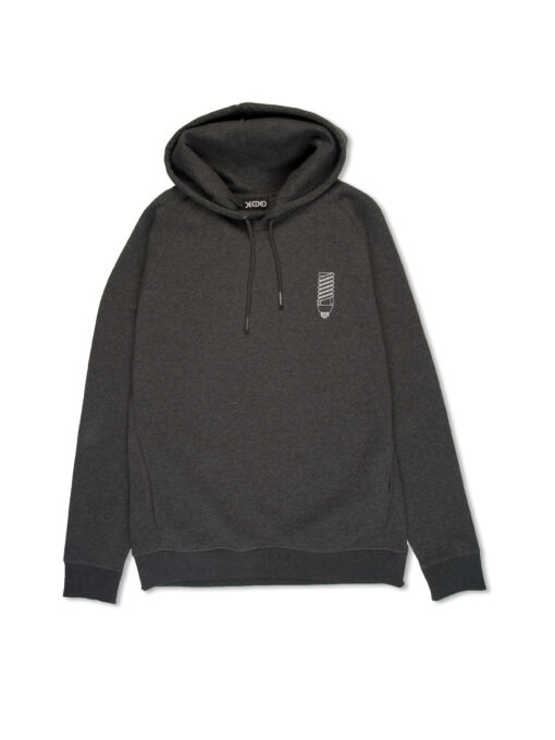 Decided Lamp Hoodie Donker grijs voorkant